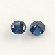 Diamante en forma de circonio cúbico espalda cabujones ZIRC-R004-12mm-06-2
