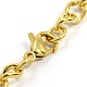 Fashionable 304 Stainless Steel Side Twisted Chain Bracelets STAS-A028-B073G-2