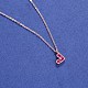 925 Sterling Silver Pendant Necklaces NJEW-BB34627-RG-6