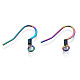 Placage ionique (ip) 304 crochets de boucle d'oreille français en acier inoxydable STAS-S119-016A-2