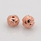 Perles d'espacement rondelles en alliage métallique de style tibétain X-PALLOY-O029-01RG-1
