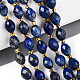 Natürlicher Lapislazuli Perlenstränge&nbsp;G-N342-53-8x6-10-1