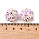 Ручной полимерной глины шариков Rhinestone FIND-NH0001-15F-3