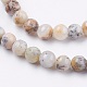Blanc naturel opale africain perles brins G-F563-03-6mm-3