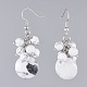 Natural Gemstone Dangle Earrings EJEW-JE03586-3
