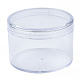 カラムポリスチレンビーズ貯蔵容器  ジュエリービーズ用小さなアクセサリー  透明  8x5.5cm  内径：6.5のCM CON-N011-029-4
