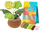 Kits de tricot de jardinière de feuilles de monstera diy pour débutants PW-WG45856-01-6
