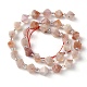 Natural Sunstone Beads Strands G-J390-A01-3
