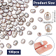 Nbeads Perlenperlen mit großem Loch PEAR-NB0001-50-2