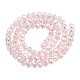 Chapelets de perles en verre électroplaqué EGLA-A034-T3mm-A03-3