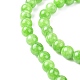 Chapelets de perles rondes en jade de Mashan naturelle X-G-D263-6mm-XS17-2