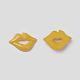 Acrylic Lip Shaped Cabochons BUTT-E024-A-01-2