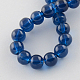 Spray Painted Transparent Glass Beads Strands DGLA-R024-6mm-01-2