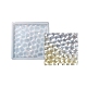 Moldes de tapete de taza con textura de diamante de silicona X-DIY-C061-04B-1