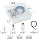 Kit fai da te per la creazione di gioielli con bottiglia dei desideri DIY-FS0003-77-5