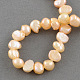 Fili di perle di perle d'acqua dolce coltivate naturali A02SA036-2