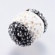 Synthetic & Dyed Lava Rock Beads RB-P029-46B-03-2