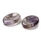 Natural Amethyst Oval Worry Stone G-R487-01F-3