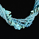 Turquoise synthétique colliers multi-brins NJEW-L143-01-2
