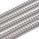 Handmade 304 Stainless Steel Curb Chains STAS-F229-06D-P-1