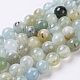 Chapelets de perles en aigue-marine naturelle G-G802-02C-1