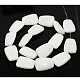 Dyed Natural White Jade Bead Strands G-N0022-08-2