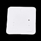 厚紙のピアスディスプレイカード  リネン  50x44mm CDIS-R024-07-2