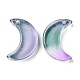Perline di vetro trasparenti con vernice da forno GLAA-D010-01-3