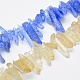 Natural Crystal Quartz Beads Strands G-G748-01-1
