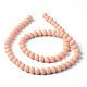 1 Strand Opaque Solid Old Lace Color Crystal Glass Rondelle Bead Strands X-EGLA-F047A-07-4