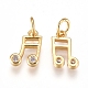 Charms in ottone ZIRC-L070-65G-2