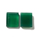 Gefärbte und erhitzte natürliche grüne Onyx-Achat-Cabochons G-G975-04B-02-3