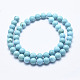 Natural Magnesite Beads Strands G-K244-02-4mm-01-2