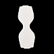 折りたたみ式白紙ディスプレイカード  ネックレスやブレスレットに使用  ホワイト  9x3.3x0.05cm CDIS-L009-03-3