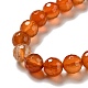 Chapelets de perles en cornaline naturelle G-E571-35B-4
