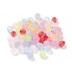 Perles en acrylique transparent mat FACR-E001-01-1