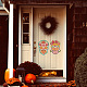 2 piezas 2 estilos halloween mascota ahueca hacia fuera dibujo pintura plantillas DIY-WH0394-0103-7