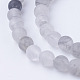 Chapelets de perles en quartz nuageux naturel G-G735-81-6mm-3