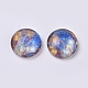 Cabochons di vetro&nbsp;GLAA-WH0015-15A-03-2