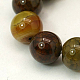 Chapelets de perles en agate veinée de dragon naturelle teinte X-G-C068-6mm-15-1