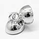 Rhodium Plated 925 Sterling Silver Magnetic Clasps STER-A102-011P-6mm-2