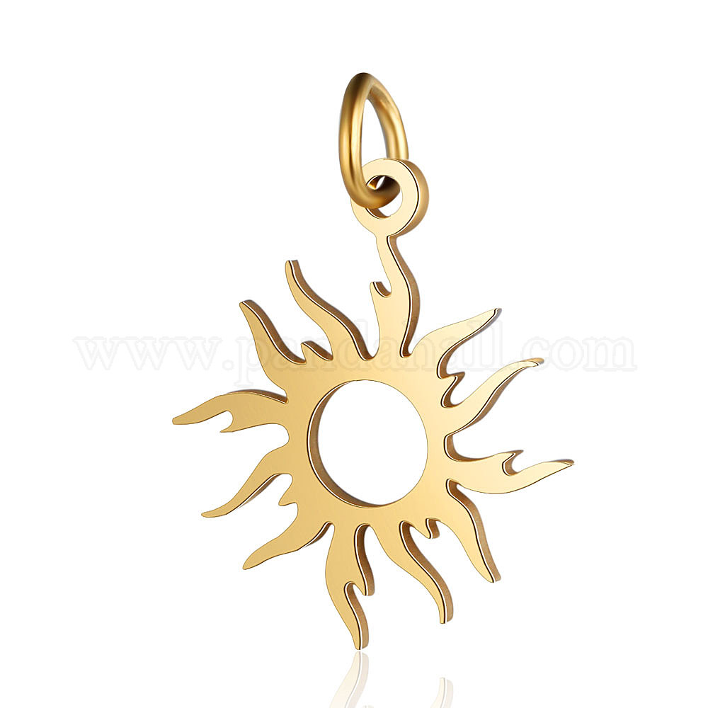 Wholesale 201 Stainless Steel Solar Eclipse Pendants - Pandahall.com