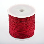 Nylon Thread, FireBrick, 1mm, about 87.48 yards(80m)/roll