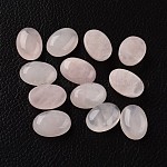 Cabochons de quartz rose naturelle ovale, 18x13x6mm