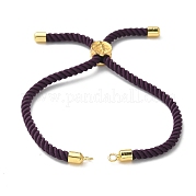 Изготовление браслетов из хлопка KK-F758-03O-G