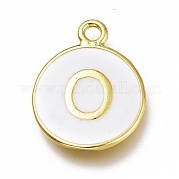 Латунь эмаль подвески KK-H103-01O-G