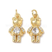 Латунные микро проложить кубического циркония подвески KK-Q068-59G