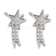 Латунные микро проложить кубического циркония подвески KK-U056-57P