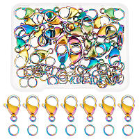 UNICRAFTALE About 40pcs Black Lobster Claw Clasps with Jump Ring Stainless  Steel Chain Clasps Set End Chain Clasp Kits Metal Jewelry Clasps for Making  Necklaces Bracelets : : Home