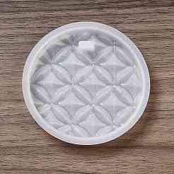 DIY geprägte Blumenmuster Anhänger Silikonformen&nbsp;DIY-G079-01A
